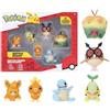 Pokémon Battle Figure Multipack 6PK: 2 Pawmi, Squirtle #2, Torchic, Turtwig, Hoothoot, Appltun W9