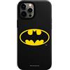 Personalaizer Cover per iPhone 12 Pro Max - Negro con un diseño de Batman Logo Classic
