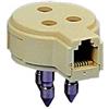 ASTER ADATTATORE TELEFONICO TRIPOLARE A PRESA MODULARE PLUG RJ11 6 POLI 2 CONTATTI