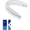 KOHEEL bite notturno, bite dentale su misura professionale, bite sottili per il digrignamento, 4 pezzi (4 piccoli)