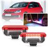NSLUMO 2 pz Bianco/Rosso Portello di Cortesia Passo Luce Sotto Le Lampade Di Avvertimento Per Golf 5 6 Plus J-etta P-assat B6 B7 EOS Sharan Touareg Skoda Superb Seat Includere Cavo