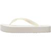 Calvin Klein Donna Infradito Beach Sandal con Zeppa, Bianco (Creamy White/Whisper Pink), 39