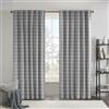 Madison Park Anaheim - Tenda per finestra a quadri, fodera in pile termoisolante, decorazione per soggiorno, per camera da letto, confezione da 1 pannello singolo, tasca per bastone, 127 x 213 cm,