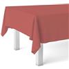 Martina Home Tovaglia in tela cerata TER rossa 220 x 140 cm