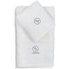 zer0bed Zodiac, Set Asciugamani Bagno Segni Zodiacali, Set di 2, Asciugamano Viso, Asciugamano Ospite-Bidet, 100% Cotone, Tinta Unita Con Ricamo, Capricorno