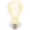 Velamp lampadina LED a filamento diffusore Opal - Forma a Goccia (A75) - Attacco a vite grande (E27) - Potenza 16W Equivalenti 142W - Luminosità 2300lm - Temperatura colore 4000K (luce naturale)