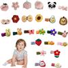 GIDWRIY 25 PCS Mollette Capelli Bambina Fiocco,Fermagli Neonata per Capelli Mini,Accessori per Capelli Bambina,Forcine Colorate per Capelli Bambina,Pinzette Capelli Neonata,Clip per Capelli Ragazze
