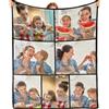 Bemaystar Coperta Personalizzata con Foto - Regali Personalizzati, Coperta Personalizzata, Plaid Personalizzato con Foto, Regali per Donna, Uomo Coppia, Papà Mamma Figli Amici, Festa del Papà -8 Foto