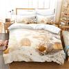 LUYAPOND Copripiumino Matrimoniale 260x240 Conchiglie Da Spiaggia, Set di Biancheria da Letto in Microfibra, 1 Piumone Matrimoniale 240x260 cm + 2 Federe 50x80 cm