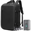 Fiabhras Traveltrunky2.0 Zaino Sottovuoto, Comodo per il Trasporto Aereo (2.0 Nero (con Pompa a Vuoto))