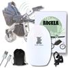 Hello Hippo - Baby Rocker - Dondolo Passeggino Automatico Silenzioso e Compatto | Muovi Passeggino Elettrico Portatile con Fissaggio Universale | USB-C