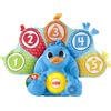 Fisher-Price Linkimals Giocattolo di risveglio Adam il Pavone versione francese, luci e musica interattive, numeri e colori, Giocattolo Bambino, da 9 mesi, HN75