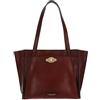 The Bridge Borsa Tracolla Shopper Donna Barbara Pelle 44335201 (Marrone)
