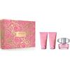 CONFEZIONI REGALO Versace Cofanetto Bright Crystal Eau de Toilette 50ml con Body Lotion 50ml e Shower Gel 50ml