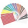 HYBSK Hylabelest - Etichette adesive colorate, 10 mm, 10 adesivi rotondi colorati, confezione totale da 1400