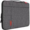 iCozzier 13-13.3 pollici custodia per portatile prottetiva borsa porta pc per 13 Macbook Air/Macbook Pro/Pro Retina - grigio scuro