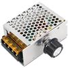 Binghe Regolatore di Tensione AC 220V Binghe AC 220V 4000W Regolatore di Tensione Elettronico SCR, Regolatore Velocita Motori 220V Regolatore di Velocit per Motore Elettrico Dimmer 220V