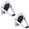 Kaslaider 2 Pezzi Mini Supporti per Laptop, Supporti Invisibili per Computer Portatili, Supporto per Laptop Autoadesivo Pieghevoli, Alzatina Portatile per Tastiera, Piedini Pieghevoli per Laptop Tablet