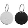 Nazaz 2 Pezzi Air Tag Localizzatore Chiavi Airtag Smart Tag Android Gps Tracker Compatibile con iOS e Android, Batterie Incluse, Dispositivo Mobile Intelligente Anti-smarrimento Trova Bagagli Valigia
