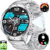 LIGE Smartwatch Uomo con Torcia LED/800mAh, 1.85'' HD Orologio Smartwatch con Chiamata Bluetooth, IP68 Impermeabile 110+ modalità Sportive Cardiofrequenzimetro SpO2 e Sonno per Android iOS