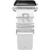 EIHAIHIS Compatibile con Cinturini in Silicone per Apple Watch 38mm 40mm 41mm 42mm 44mm 45mm 49mm, Decorativi con Diamanti in Metallo per Cinturini Accessori per iWatch Ultra 8 7 6 5 4 3 SE, lettera R