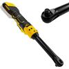 luolety Chiave a cricchetto senza fili per DeWalt batteria da 20 V, 3/8, estesa da 16 cm, chiave a cricchetto con luce LED, 600 giri/min, 80 N.m
