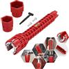 JRSHIRLEYLTD Chiave per rubinetto, 8 in 1 Installatore di rubinetti multifunzionale, 34 mm, 40 mm, chiave per rubinetto sottolavello, Strumento chiave per rubinetto, per lavandino, bagno