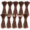 Gocableties - Fascette per Cavi in Nylon 100 mm x 2,5 mm 1000 Pezzi marroni | Fascette in nylon resistenti e autobloccanti - Marroni, per casa, ufficio, garage e fai da te