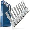 HASKYY Set di punte Torx, lunghezza 100 mm, T20-T60 1/2 (12,5 mm), chiave a bussola quadrata, 9 pezzi