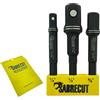 SabreCut 3 adattatori a bussola SabreCut SCESAK1 da 1/4 HEX a 1/4 3/8 1/2 SQUARE DRIVE per avvitatori a impulsi, chiavi e cricchetti