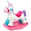 Primì - Unicorno Cavallo Dondolo Per Bambini, Gioco 2 In 1, Cavalcabile Interattivo Con Luci, Suoni E Base Basculante Removibile, Peso Massimo Consentito 20 Kg, Dai 12 Mesi