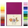Soft Dream Lenzuolo con angoli elasticizzati da 80 x 180 cm, qualità premium, 100% cotone pettinato jersey con angoli elasticizzati per culla per letto dei bambini, certificato OekoTex, prodotto