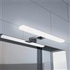YIQAN Lampada da Specchio Bagno 30 cm 8W 640LM 230V bianco caldo 3000K, Lampada da Bagno,IP44 Classe II,Morsetto su Specchio/Armadio/Illuminazione a Parete 300mm¡