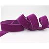 finemark 3 m x 16 mm Nastro di velluto LILA (709 Fucsia) Nastro decorativo in velluto su un lato, velluto a bordo, nastro di velluto per cucire e decorare