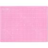 Elan Tappetino da Taglio A2 Rosa, Tappeto Antitaglio 45x60 cm a 5 Strati | Tappeto da Taglio Rosa e Viola, con Griglia Metrica su Entrambi i Lati, Spessore di 3mm, Realizzato in PVC Riciclato
