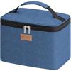 Lifewit 9L Borsa Termica Porta Pranzo, Borsa Frigo Piccola Pranzo Ufficio, Lunch Bag per Uomo e Donna, Borsetta Porta Pranzo con Manico per Picnic, Lavoro, Ufficio, Scuola, Blu Scuro