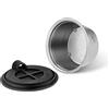 HAILASRE Capsule Dolce Gusto Ricaricabili Capsula Cafe Riutilizzabile Filtro Caffè Compatibile per Dolce Gusto (V1-lumio)