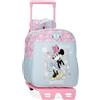 Disney Minnie Happy Zaino per bambini, zaino scolastico, realizzato in poliestere, tasche laterali, spalline larghe regolabili, maniglia superiore per appenderla, sistema magic Fix., Zaino 25, Taglia
