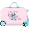 Disney Valigia per bambini Joumma Heart Stitch Rosa 45x31x20 cm Rigida 1,8 kg Lucchetto a combinazione laterale ABS 1,8 kg 27,9 L Bagaglio a mano