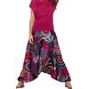 Coline - Pantaloni Harem 3 in 1 Cotone, Patch, Taglia unica