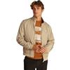 Calvin Klein Uomo Giacca a Vento Unpadded Harrington con Colletto alla Coreana, Beige (White Pepper), M