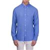 Tommy Hilfiger Men's Regular Linen Shirt-Size 3XL T, Blu (Incantesimo Blu), Uomo