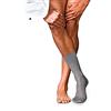 FALKE No. 10 M So cotone filo di Scozia tinta unita 1 paio, Calzini Uomo, Grigio Light Grey Melange 3390, 41-42