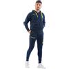 Etoile Tuta King LF21 per Givova Sport Palestra Tute Ginnastica Fitness Tracksuit Training Allenamento Relax Giacca Pantalone Felpa Garzata Calcio Attività Fisica