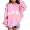 Generisch 2025 - Felpa con cappuccio a maniche lunghe con cappuccio e felpa con cappuccio per bambini Dolce Maglione Top Abbigliamento Per Ragazze Pullover, Ragazze, Nero , 11-12 Anni