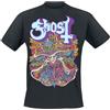 Ghost Satanic Panic Uomo T-Shirt Nero M 100% Cotone Regular