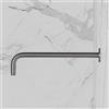 neoro braccio doccia in acciaio inox, installazione a parete,, BN0731BG, F; FC grafite spazzolato [Rubinetteria Bagno > Soffioni Doccia]