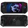 SAMTN Custodia protettiva per MSI Claw, TPU Protector Case Cover Skin con supporto pieghevole, antiurto antiscivolo anti-collisione, nero