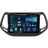 DAEFAG Android 14 Autoradio per Jeep Compass 2016-2018 10 Pollici Stereo Auto Radio Doppio DIN con CarPlay/Android Auto GPS USB Bluetooth WiFi FM Comandi al Volante Touchscreen(S-4(4G+64G))