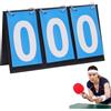 Helweet Tabellone Segnapunti, Portatili Flip Sport Scoreboard, Il Tabellone degli Sport, Tabellone Sportivo, Tabellone Segnapunti Portatile, per Ping Pong Basket Pallavolo Calcio, 3 Cifre, 25 X 16cm